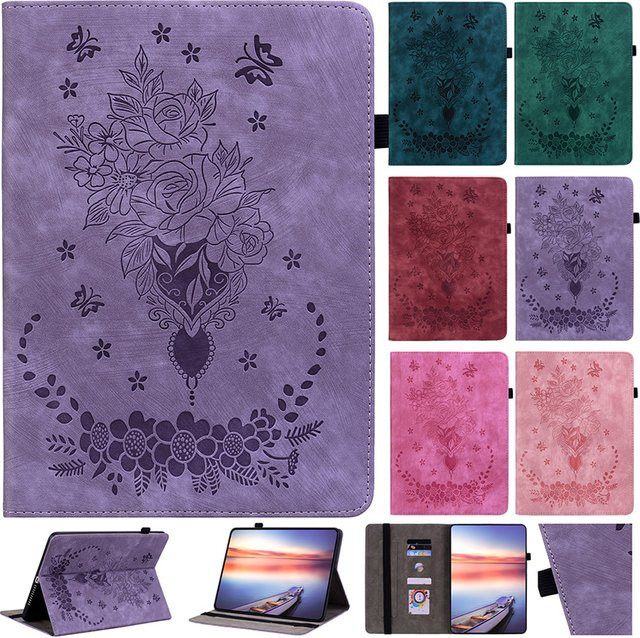 Lederhülle für Honor Pad X7, X8a, X8B, X9A und Huawei Matepad Mini, Farbe: Pink - Bild 1