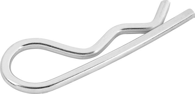 LUX-TOOLS Federstecker Größe 4 aus verzinktem Stahl, Silber, 2 Stück - Bild 1