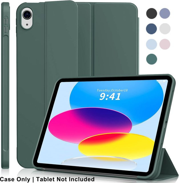 Magnetische Flip Stand Schutzhülle für Apple iPad Pro, Air und Mini in Pink und Grün - Bild 1
