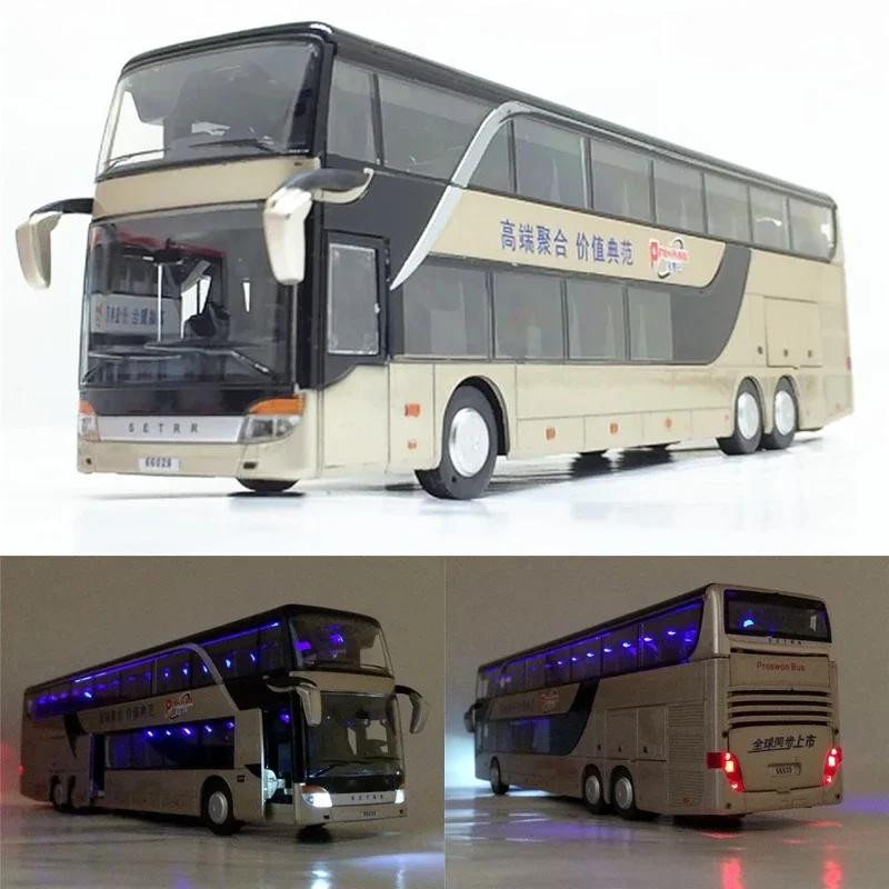 Yiran toy 1 Sightseeing Bus Doppelstockbus 1:32 mit Licht und Sound - Bild 2