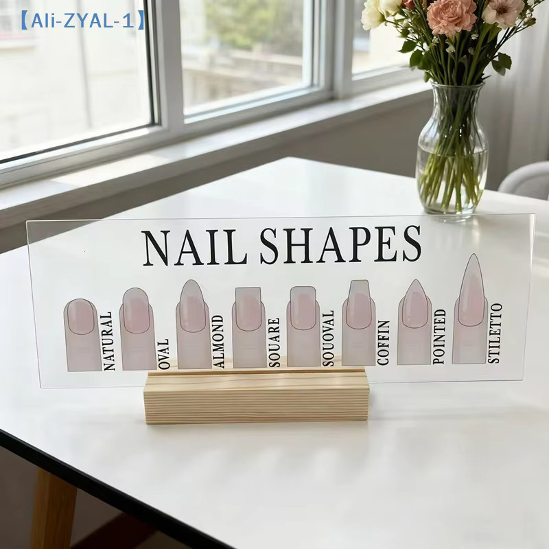 JETTING Acryl-Nagelformen-Präsentationsbrett mit Holzsockel - Bild 4