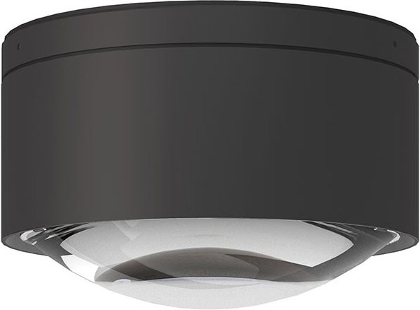 Top Light Puk! 160 One Avantgarde LED-Deckenleuchte in Anthrazit Matt mit klarem Glas und warmweißem Licht (2700K) - Bild 1