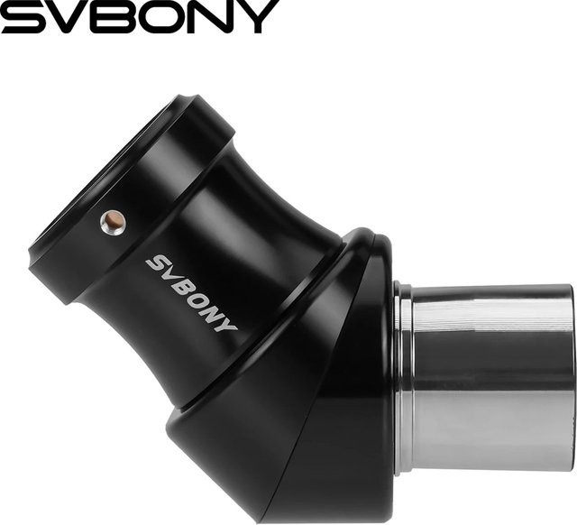 Svbony SVB222 1,5-Zoll 1,25 Grad Korrektursystem Prisma-Diagonale aus Metall in Schwarz für Refraktor-Teleskope - Bild 1