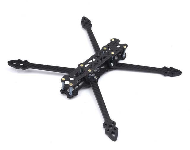 Readytosky Mark 4 FPV Racing Drone Quadcopter Freestyle Frame Kit, 7 Zoll, Schwarz, Armstärke: 5 mm, Breite: 295 mm - Bild 1