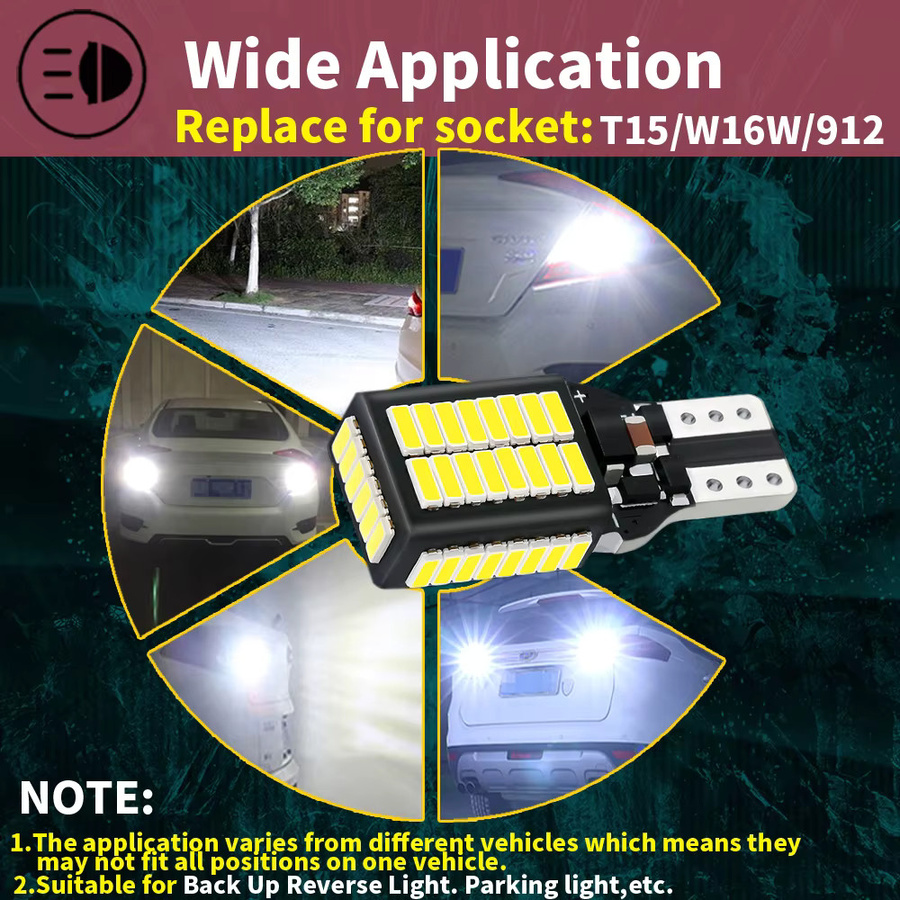 Neallor 2er Set LED Canbus Rückfahrscheinwerfer W16W T15 921 912 für Kia Sportage Rio 3 4 Sorento Ceed Stonic Soul Picanto - Bild 5