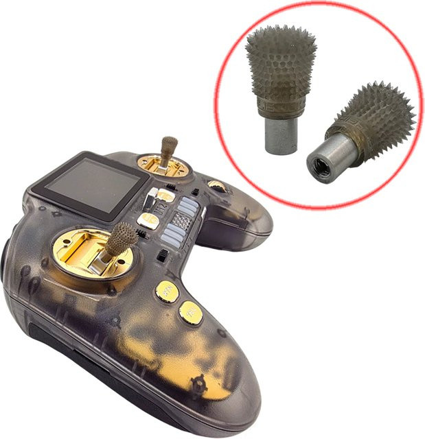 YUENHOANG Joystick-Aufsätze für HelloRadioSky V12 Fernbedienung, 1 Paar rutschfeste Stick-Enden für FPV-Drohnen-Zubehör - Bild 1