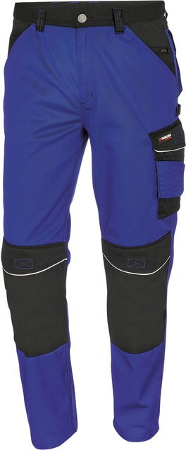 PARKSIDE PERFORMANCE Herren Arbeitsbundhose aus Poly-Cotton in Blau/Schwarz mit Reflexstreifen - Bild 1
