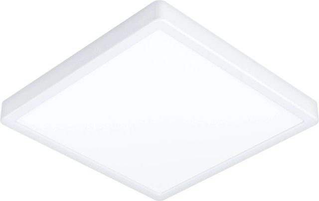 Eglo LED-Deckenleuchte Fueva 5 Weiß, quadratisch, 4.000K, Durchmesser: 28,5 cm - Bild 1