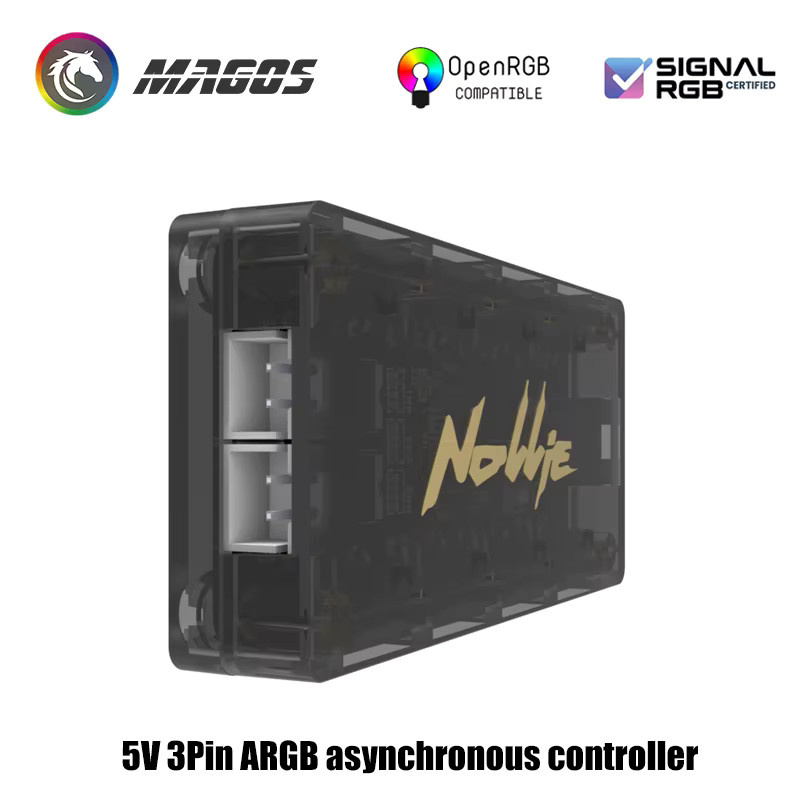 Nollie RGB Asynchroner Controller HUB mit 8/16 Wegen für adressierbare ARGB-Splitter, unterstützt Signal-RGB und OpenRGB, Schwarz, Multicolour - Bild 2