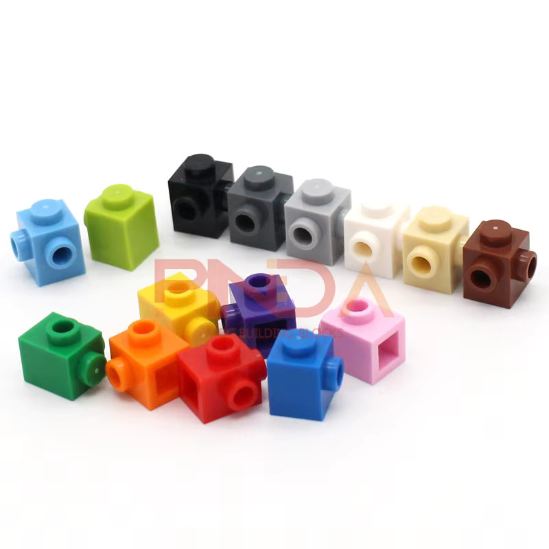 jile 26604 Ziegel modifiziert 1x1 mit Stehbolzen, 50-teiliges Set, Bunt / Mehrfarbig - Bild 2