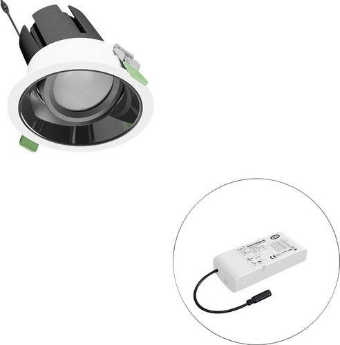 EVN LED-Deckenstrahler F04R09SM2540L24D in Weiß, dimmbar und verstellbar - Bild 1