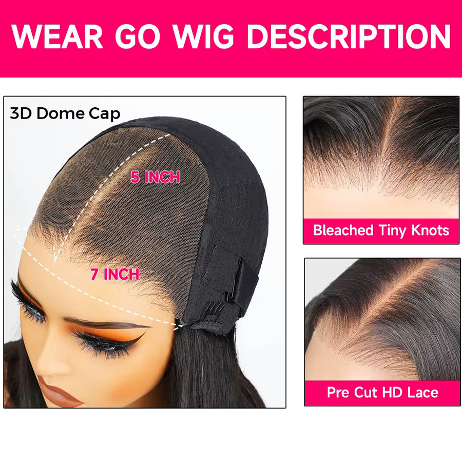 ISEE Hair Wear Perücke, Kurzer Bob, Echthaar, HD Lace Front, Kinky Curly - Bild 5
