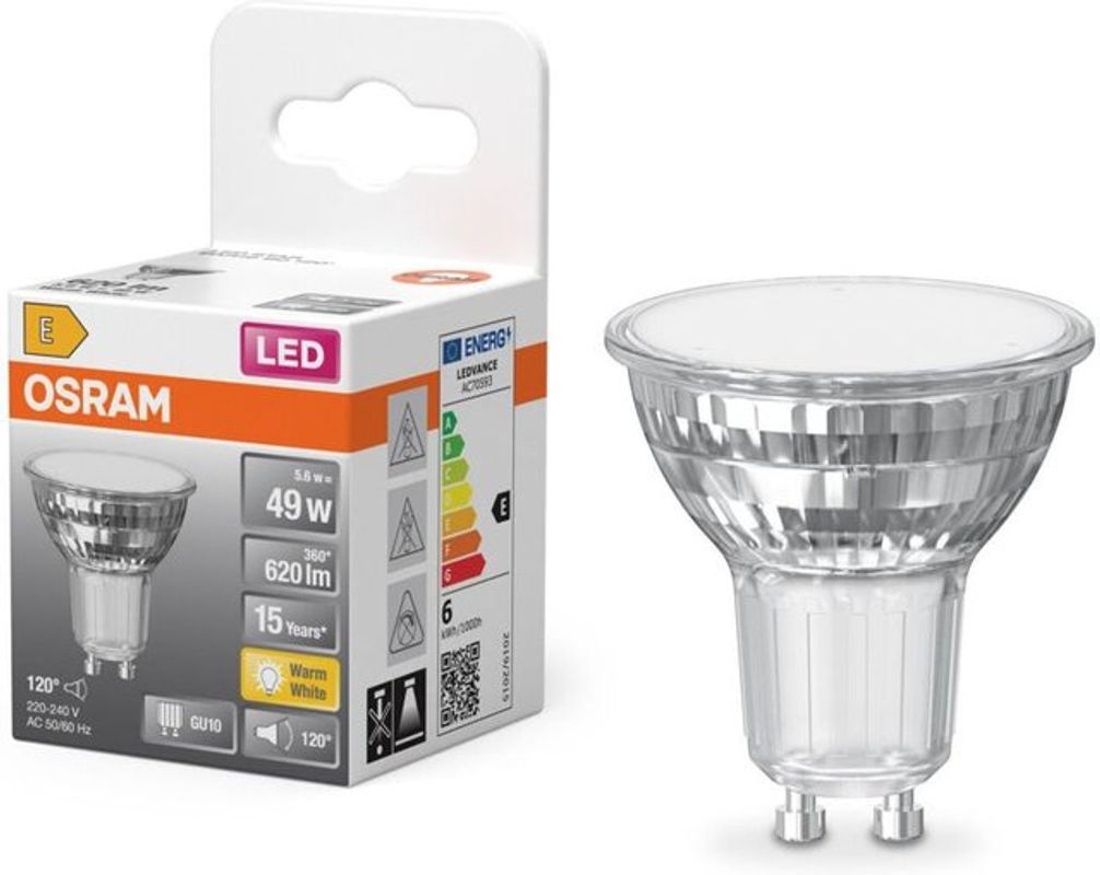 Osram LED-Reflektorlampe GU10 Warmweiß 5,6 W - Bild 2