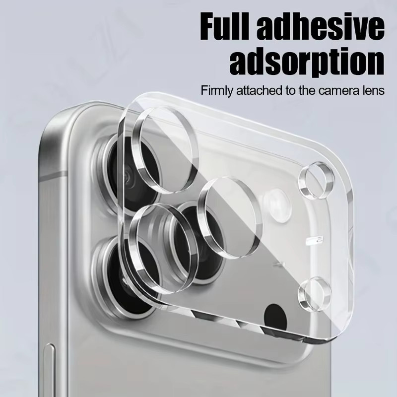ZMZE 4-in-1 Displayschutz und Kameralinsen-Glas Set für iPhone 17 16 15 14 13 12 11 Pro Max Plus Air 16e transparent - Bild 6