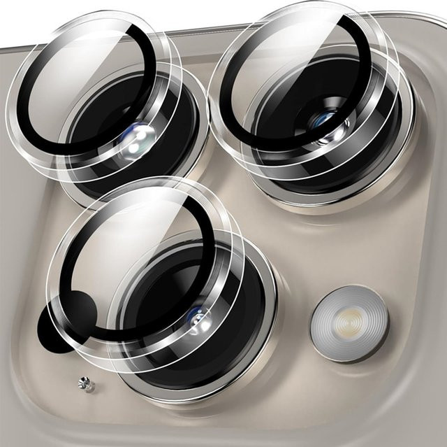 Klarer HD-Kameraobjektivschutz aus gehärtetem Glas für Apple iPhone 11, 12, 13, 14, 15, 16 Pro Max Plus Mini in Transparent - Bild 1