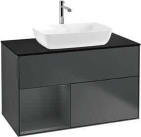 V&B Waschtischunterschrank Finion 100 in Lackausführung, B/T/H: 100 x 50,1 x 50,1 cm - Bild 1