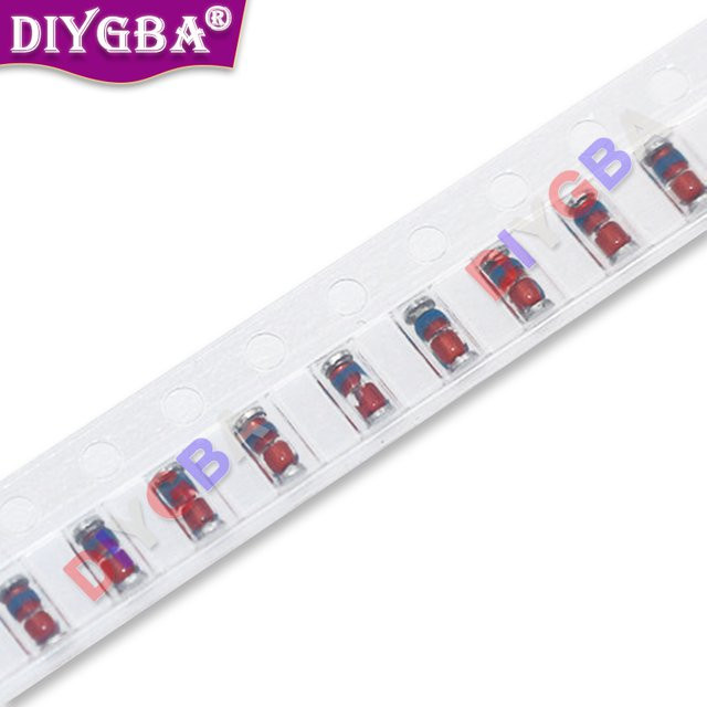 100 Stück DIYGBA Zener Diode SMD 1W in Rot - Bild 1