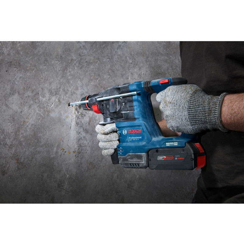 Bosch Professional Akku-Bohrhammer GBH 18V-22 Solo mit SDS plus, 18V, Blau/Schwarz - Bild 5