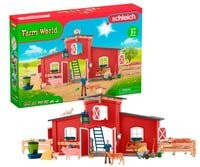 Schleich Farm World Großer Bauernhof mit Tieren und Zubehör als Spielgebäude
