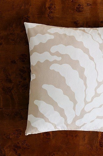 Jotex Kissenbezug FERN in Beige mit grafischem Design, B/H: 50 x 50 cm - Bild 1