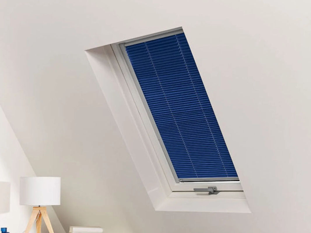 LIVARNO HOME Thermo Plissee Blau, Klemmfix, B: 118,0 cm, H: 75,0 cm - Bild 4
