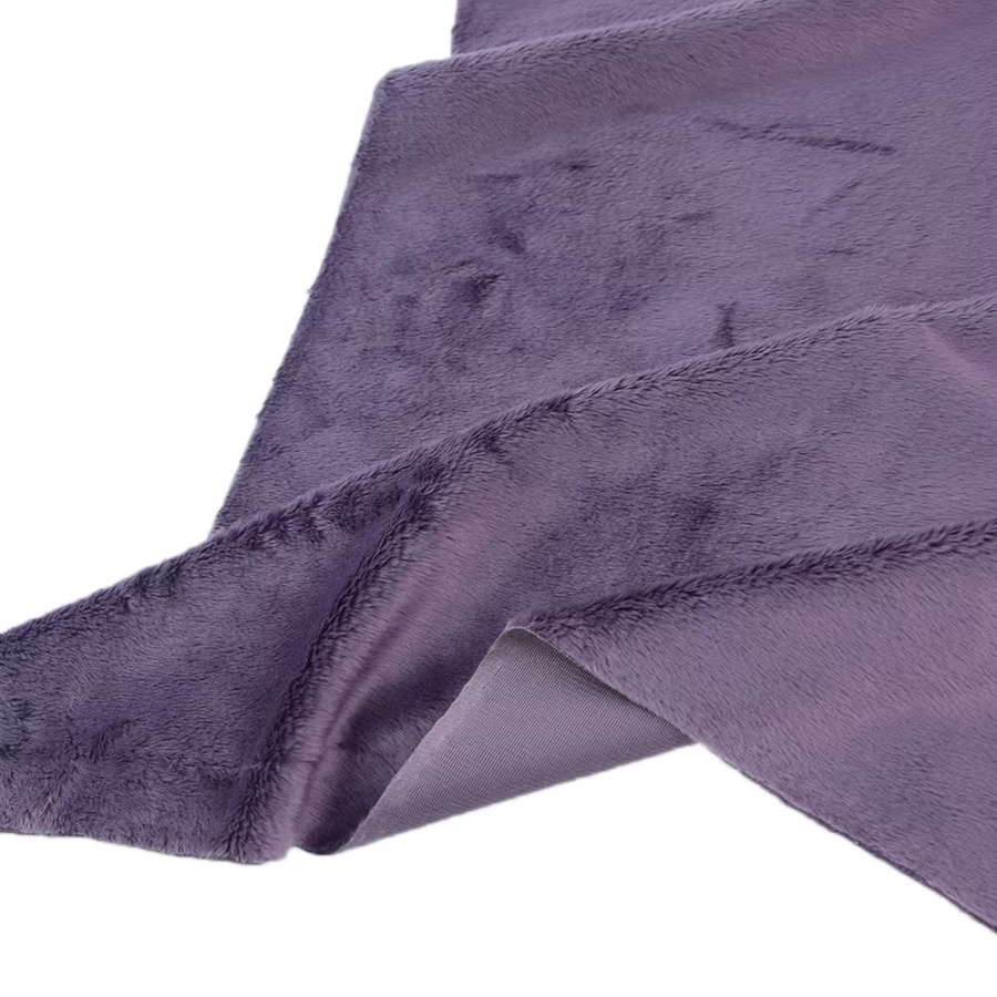 Sewbato Hochdichter Plüschstoff mit 5mm Flor, gewaschener Stoff, B: 150 cm, T: 100 cm - Bild 4