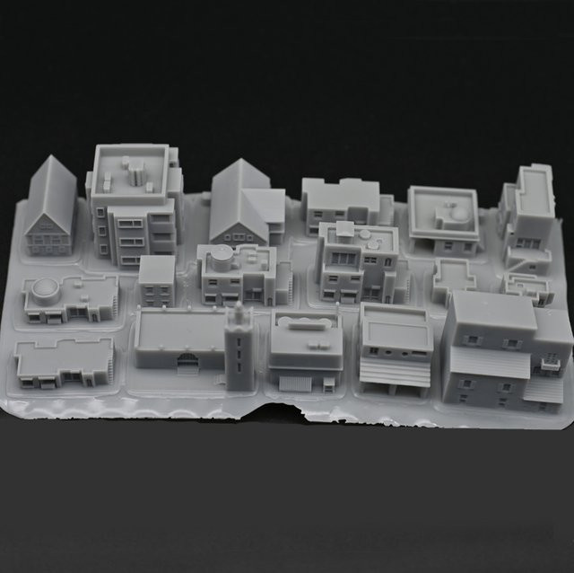 SHUAICHI Haus Gebäude Modell, Architektur Harz Diorama, Simulation - Bild 1