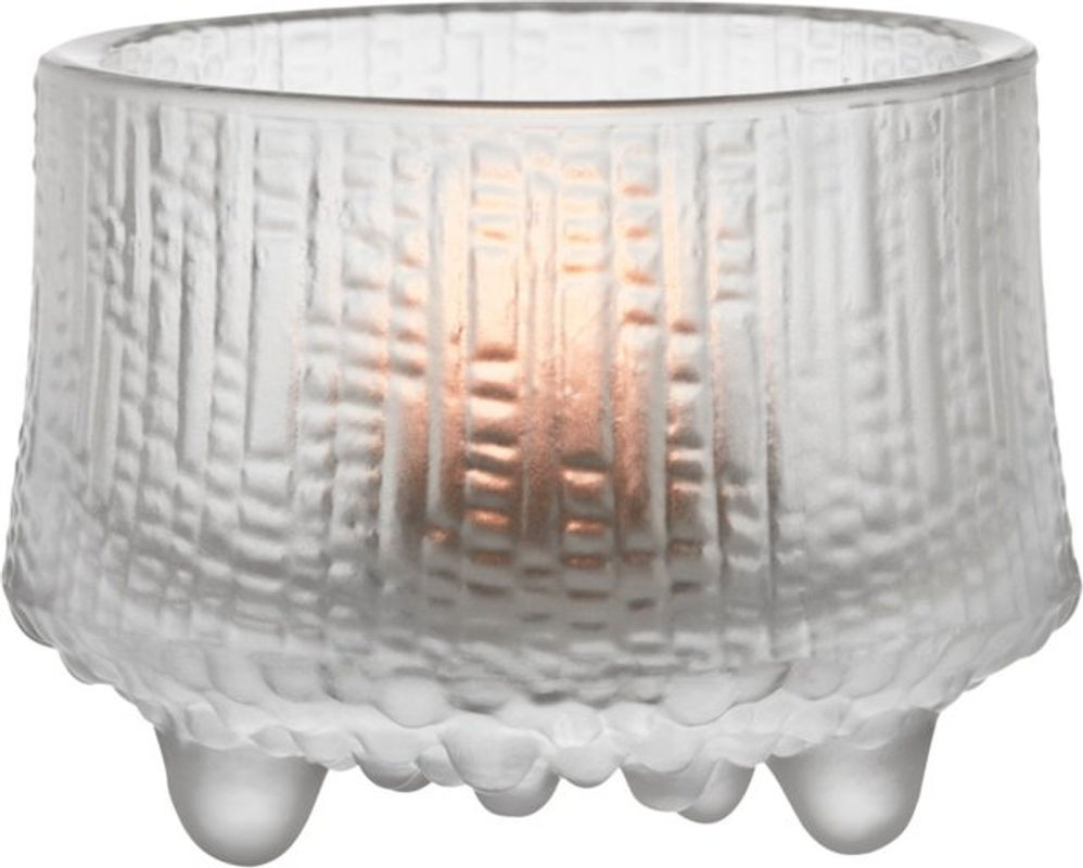 Iittala Ultima Thule Windlicht aus Glas in Transparent und Weiß für Teelichter - Bild 1