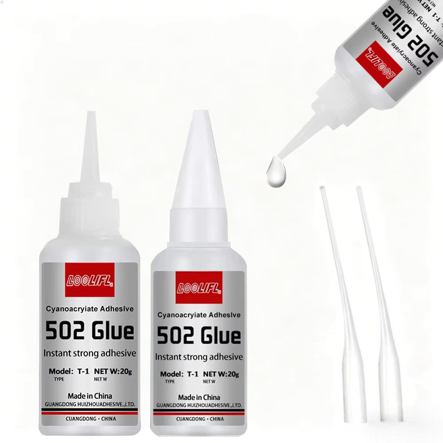 LOOLIFL 502 Instant-Superkleber Transparent, hochviskoser Universalkleber für Kunststoff, Metall und Glas - Bild 5