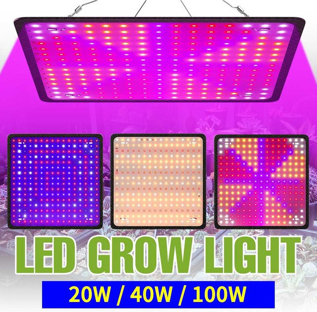 LED-Vollspektrum-Quantum-Board-Lampe für Pflanzenwachstum in Schwarz - Bild 1