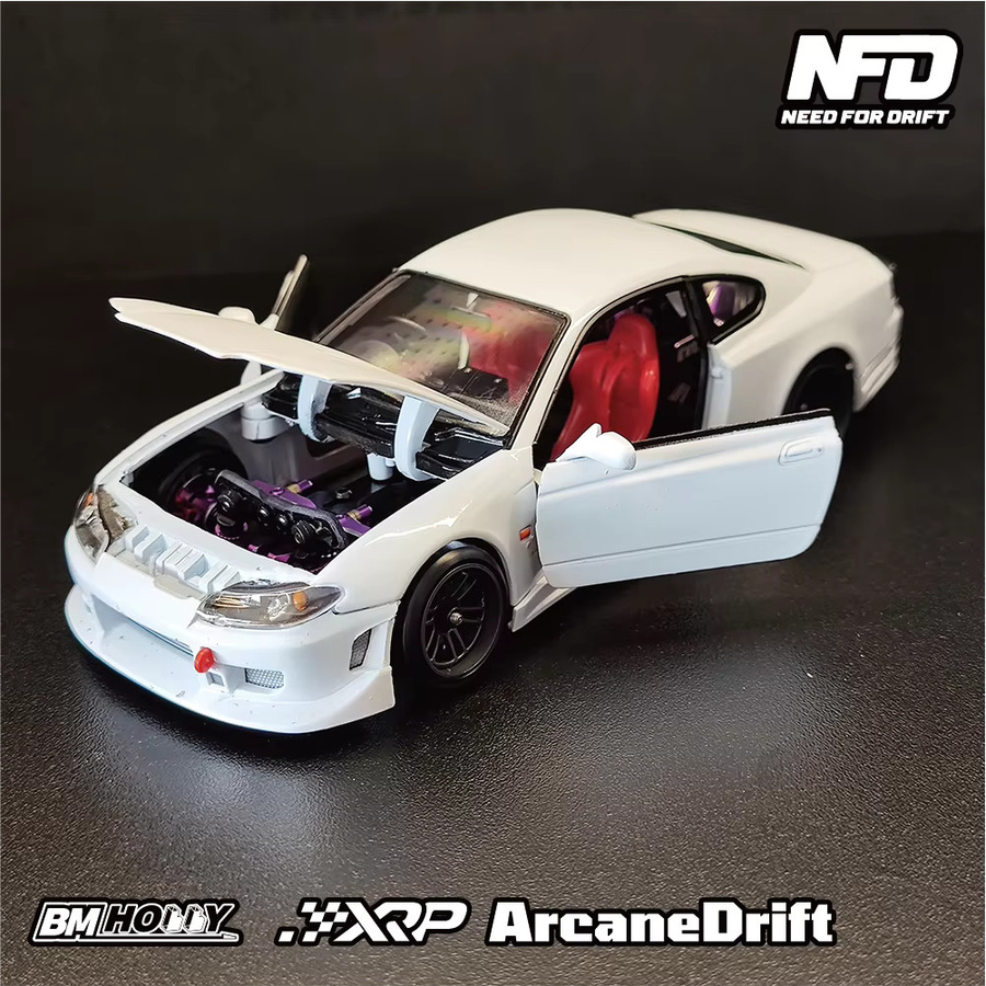 AT 99 MODEL NFD-S15 RC Drift Auto, 1/24, mit Gyroskop, ferngesteuert - Bild 3