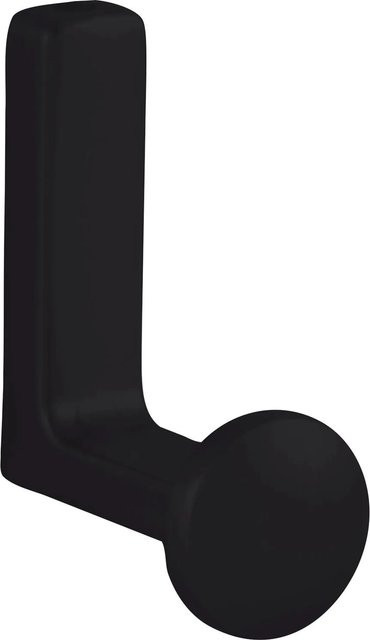 Technik Team Mantelhaken Eryx aus Zinkdruckguss in Schwarz Matt, Breite: 2,5 cm, Höhe: 6,2 cm - Bild 1
