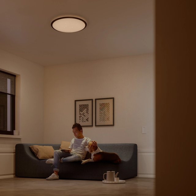 Philips LED-Deckenleuchte Cavanal Weiß rund dimmbar Durchmesser: 38,6 cm - Bild 1