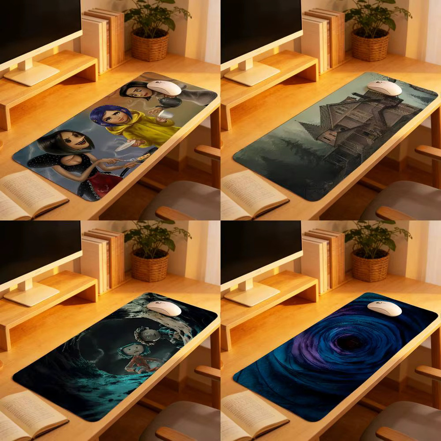 Anime C-Coraline Mauspad Multicolour Schreibtischunterlage für Laptop und Tastatur - Bild 6