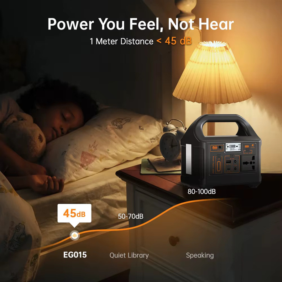 Gaiaray Tragbares Kraftwerk in Schwarz, 200 W, 153,6 Wh mit LiFePO4-Batterie als Solargenerator und Notstrombank für Camping und Wohnmobil - Bild 5