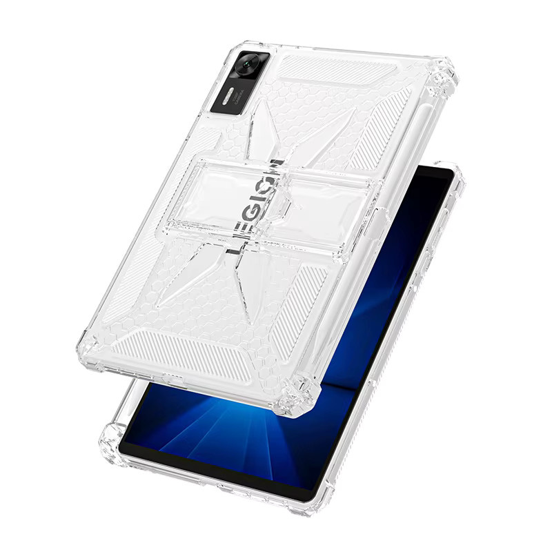 Schutzhülle für Lenovo Legion Y700 2025 (4. Generation) 8,8 Zoll TB322FC mit Stifthalter und Airbag-Schutz, Transparent - Bild 3