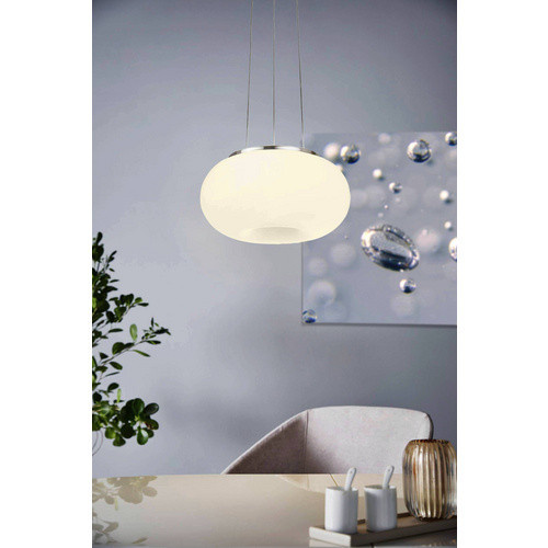 EGLO connect Hängeleuchte OPTICA-C aus Stahl in Grau und Silber mit dimmbarer RGBW LED - Bild 2