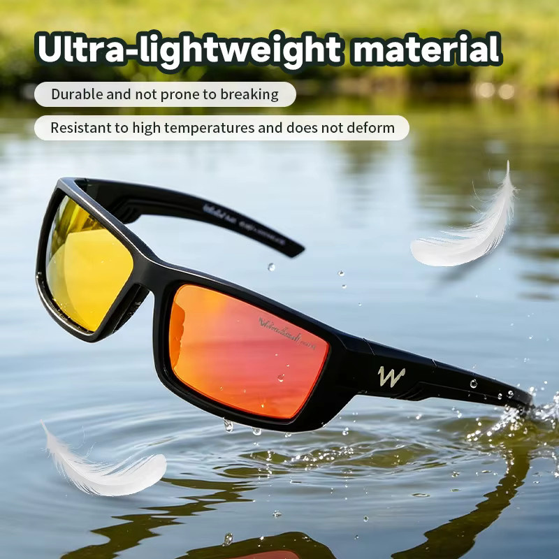 Waterland Sportsonnenbrille, TR90, Vollrand, polarisiert, Unisex - Bild 4