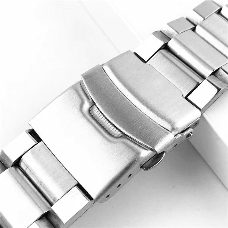 VNWCT Uhrenarmband Edelstahl, Silber, Unisex - Bild 3