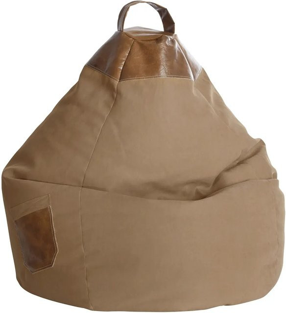 Sitting Point Sitzsack Jamie 300 in Sand mit abnehmbarem Bezug und Tragegriff - Bild 1