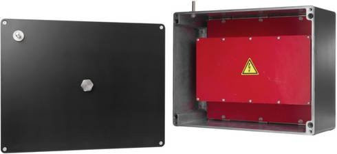 Weidmüller KLIPPON K79 4X2XM8 HVT Industrie-Gehäuse aus Aluminium in Schwarz, B: 40,4 cm - Bild 1