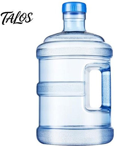 Daydreamer Wasserbehälterkrug mit Griff und Deckel aus lebensmittelechtem Kunststoff, transparent, Blau - Bild 1