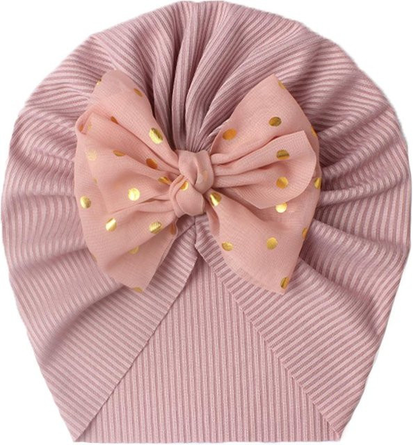 QI CHEN Baby Stirnband, Blumen, rosa, Mädchen - Bild 1