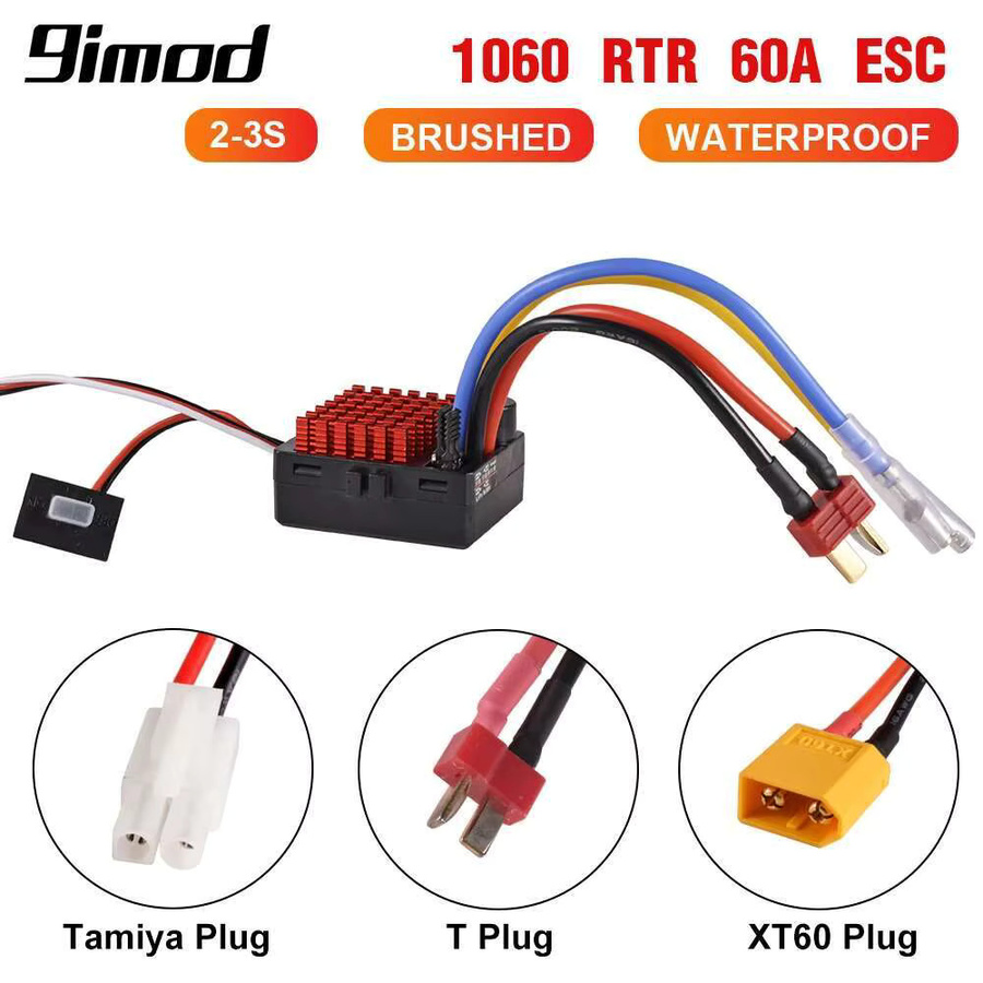 9IMOD 1060 RTR 60 A ESC, elektronische Geschwindigkeit Controller, 1:10, wasserdicht - Bild 2