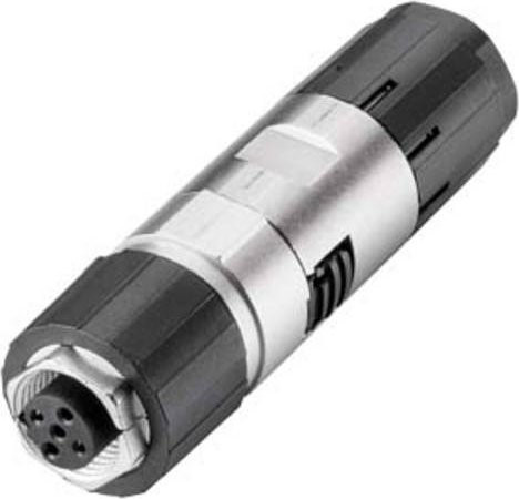 Siemens Sensor-Aktor-Steckverbinder aus Metall in Schwarz mit 5 Polen - Bild 1