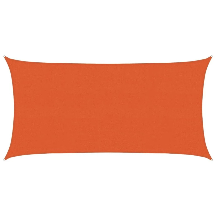 Furnicato Sonnensegel aus HDPE in Orange, Rechteckig, B x T: 4,5 x 2,5 m - Bild 2