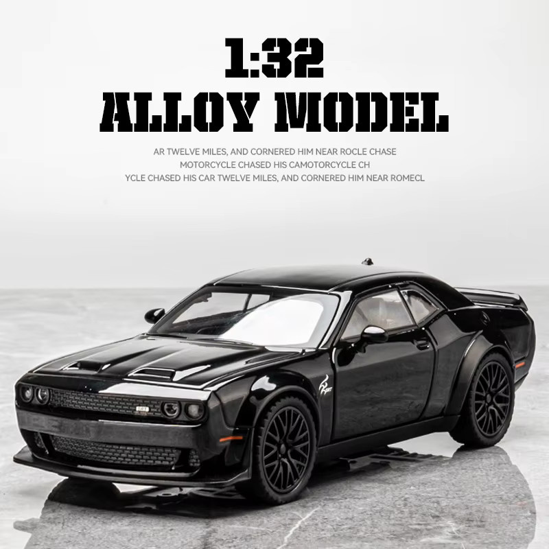 Maisto Hellcat-Legierungsauto, Spielfahrzeug, 1:32, Metall, Grau, Schwarz - Bild 2