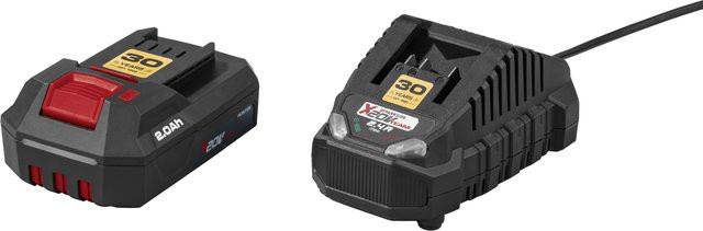 Parkside Limited Edition Akku-Set: 20 V PAP 20 A1 Li-Ion Akku 2 Ah in Schwarz und PLG 20 C1 Akku-Ladegerät - Bild 1