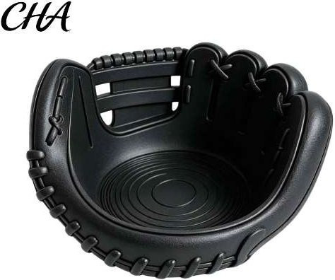 Xingzhis Baseball Handschuh Organizer als dekorative Auffangschale in Schwarz, 3D-gedruckte Schlüsselablage für Sportler, B/T/H: 17,5 x 12,0 x 17,0 cm - Bild 1