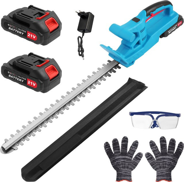 Makita LXT Akku-Heckenschere Set in Blau mit 2x 1500mAh Akkus und Ladegerät für Gartenwerkzeug-Anwendungen - Bild 1